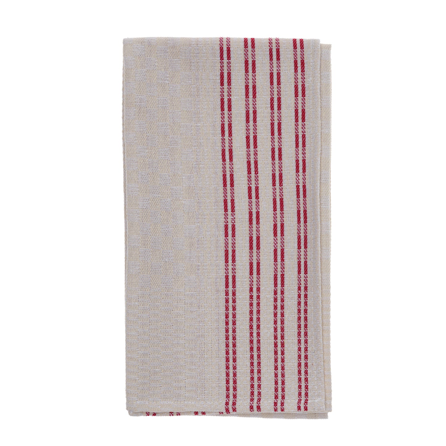 Grubentuch Beige | Rot