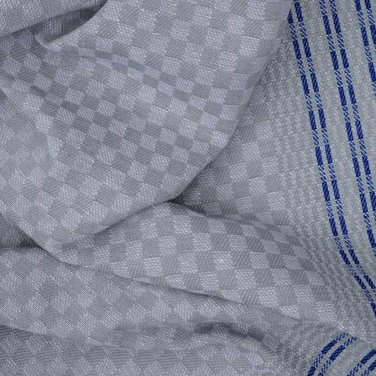 Grubentuch Hellgrau | Blau
