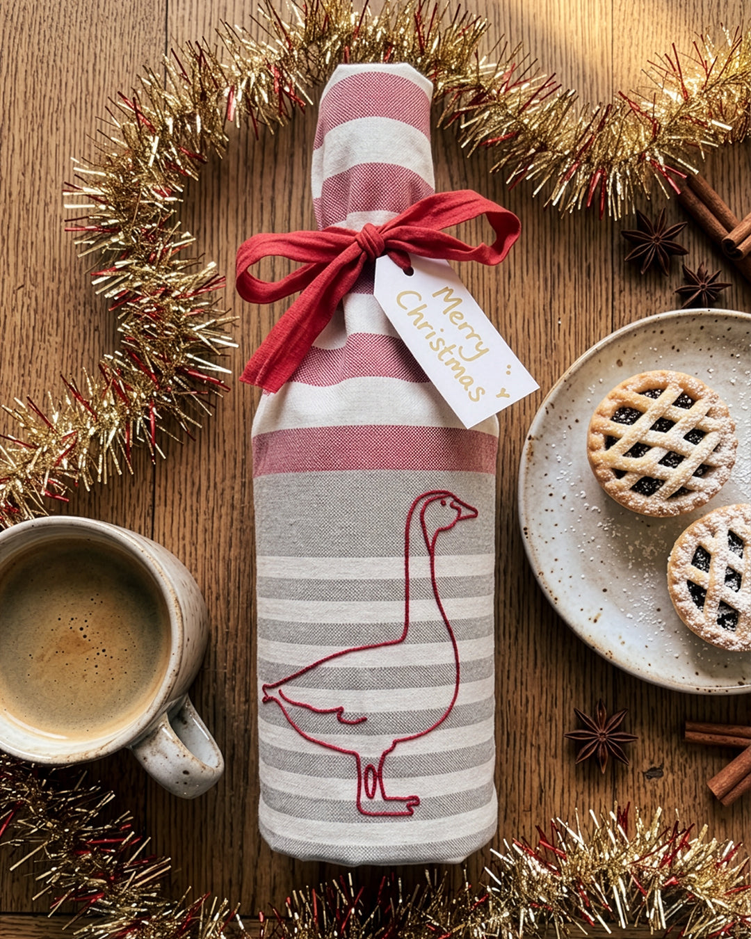 Christmas - Goose sideways