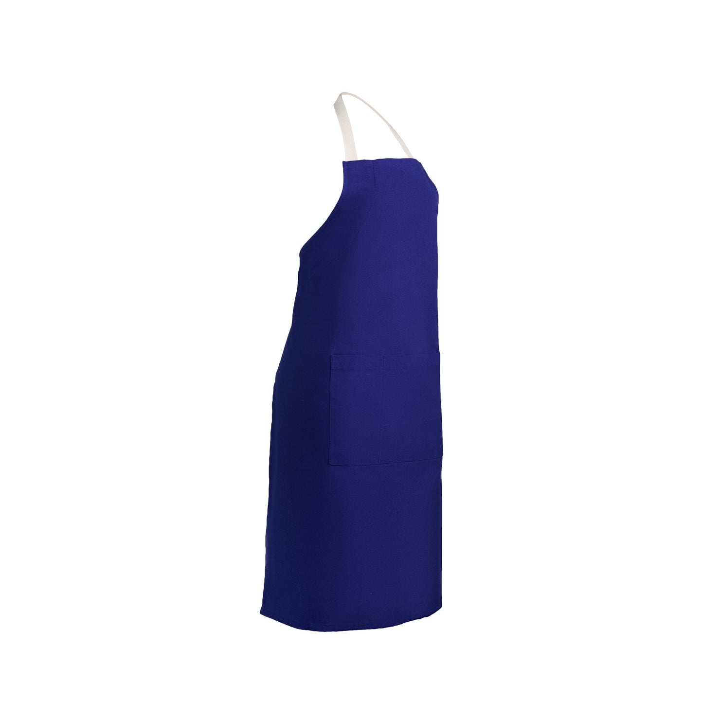 Apron Navy Blue Cotton